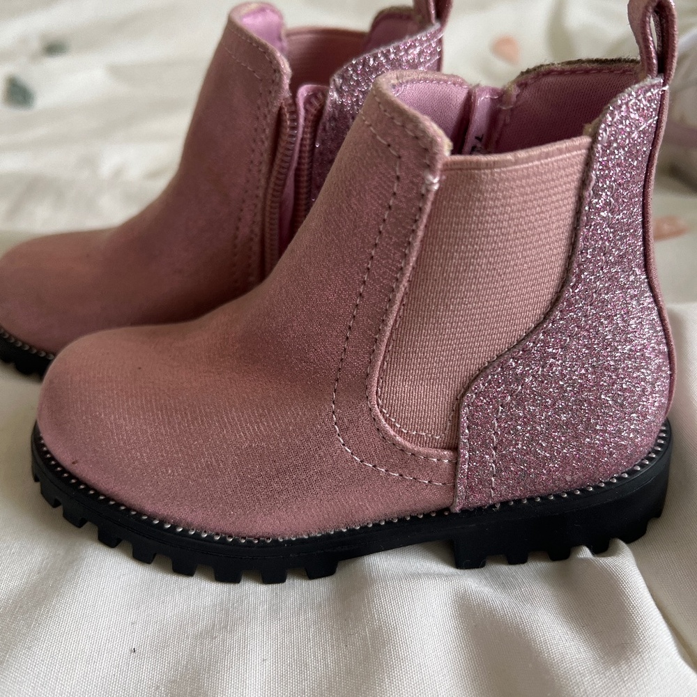 Maggie & Zoe toddler girl boots pink 7